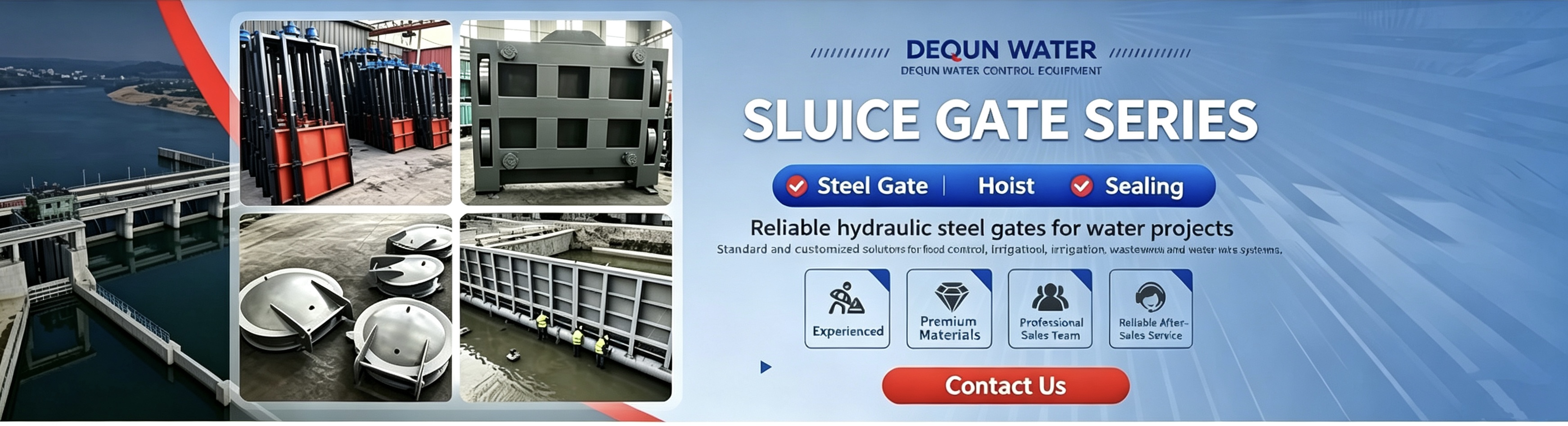Cast Iron Gates Manufacturer | Hebei Dequn Water Conservancy